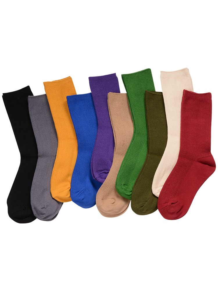 3双装！纯棉日系堆堆袜