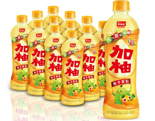 过期 限华东:统一鲜橙多柚子味复合果汁饮料450ml*15瓶19