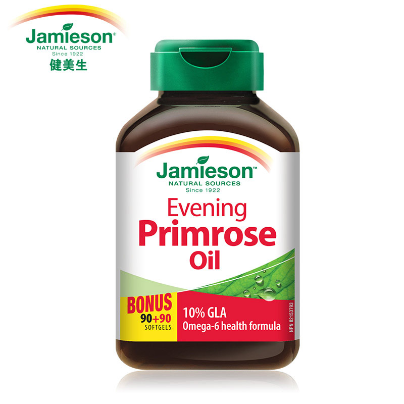 jamieson月见草胶囊180粒